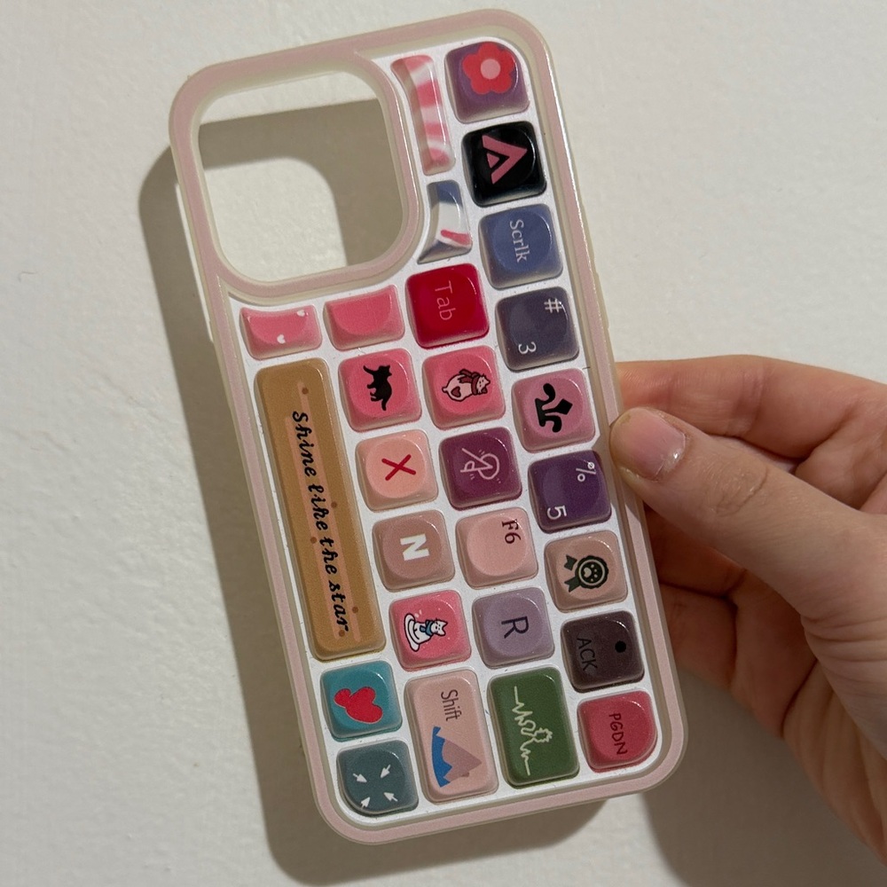 Colorful Keyboard Design Phone Case